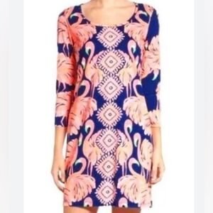 Lilly Pulitzer Pink Flamingo Mini Dress Size S